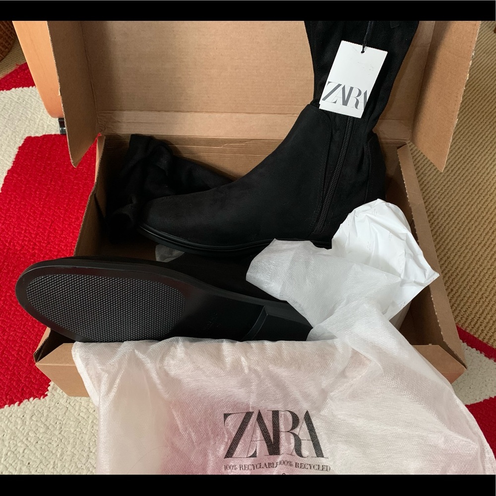 Woman Black Boots -Zara